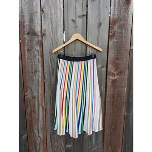 Jcrew Women's Rainbow Flare Skirt, Size M